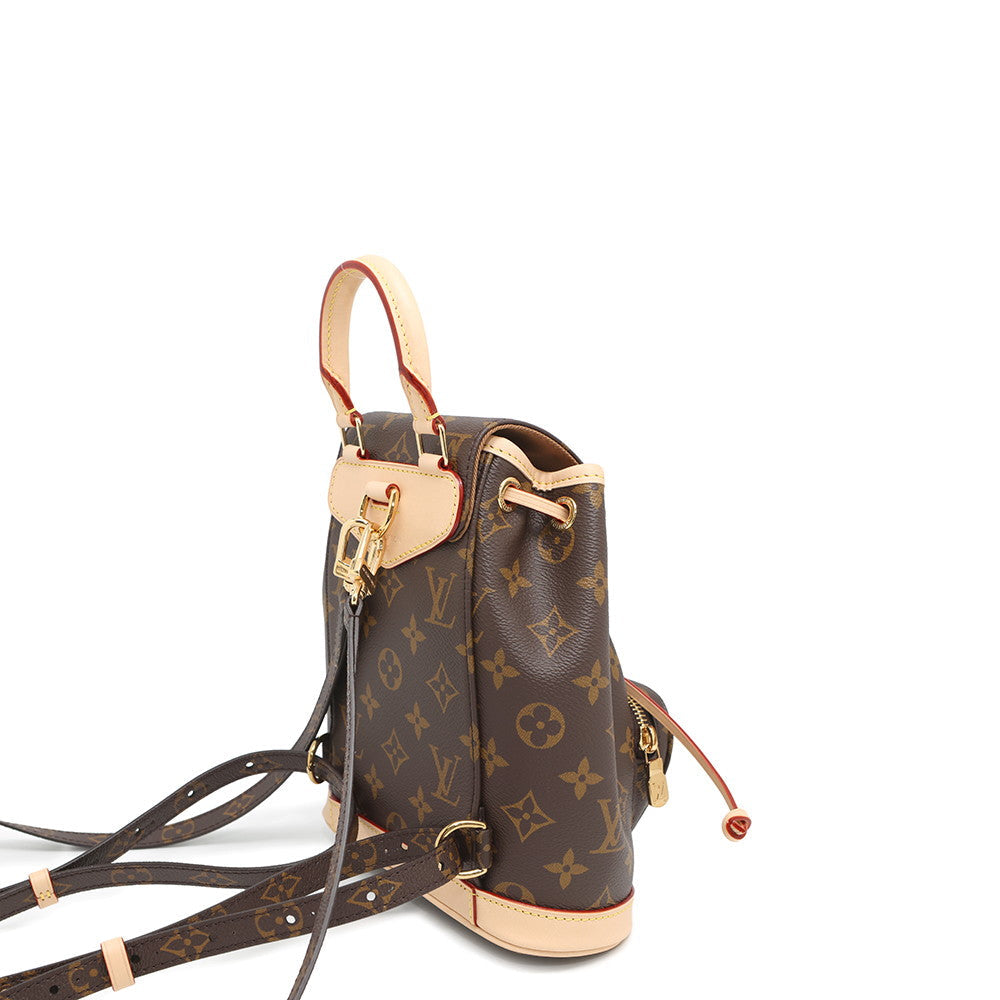 LOUIS VUITTON Montsouris BrownM11199 Monogram Size MINI