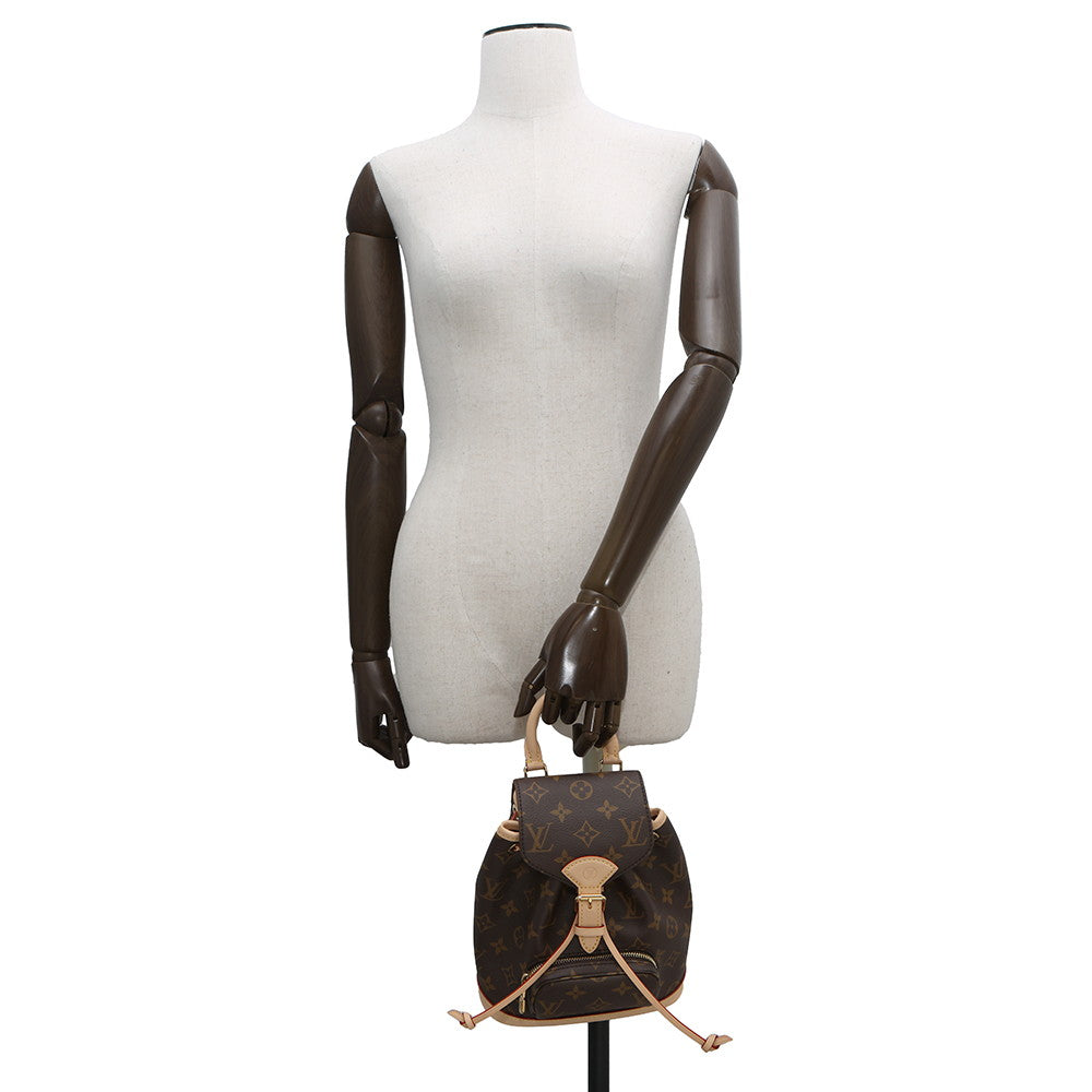 LOUIS VUITTON Montsouris BrownM11199 Monogram Size MINI