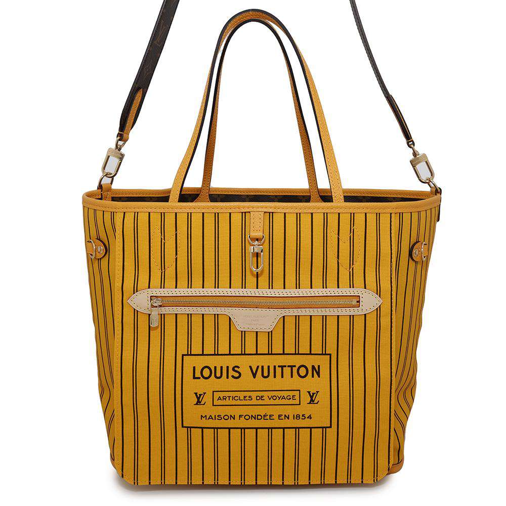 LOUIS VUITTON Neverfull・Inside Out SaffronYellowM12779 Monogram Size MM