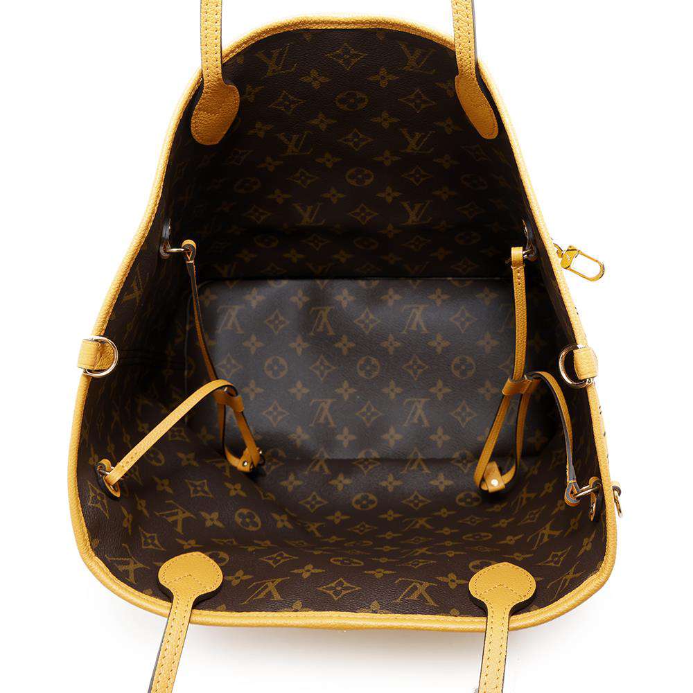 LOUIS VUITTON Neverfull・Inside Out SaffronYellowM12779 Monogram Size MM