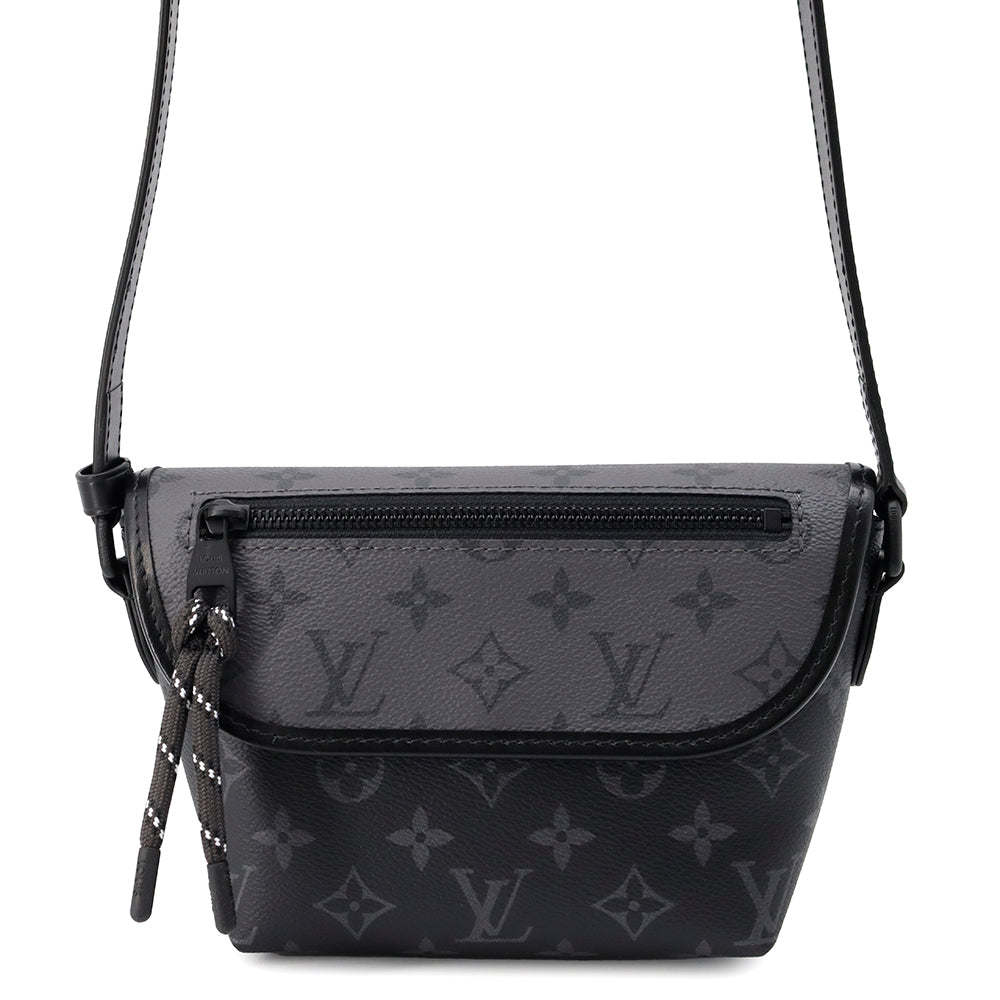 LOUIS VUITTON Pulse Wearable Wallet BlackM12806 Monogram Eclipse Monogram Eclipse Reverse