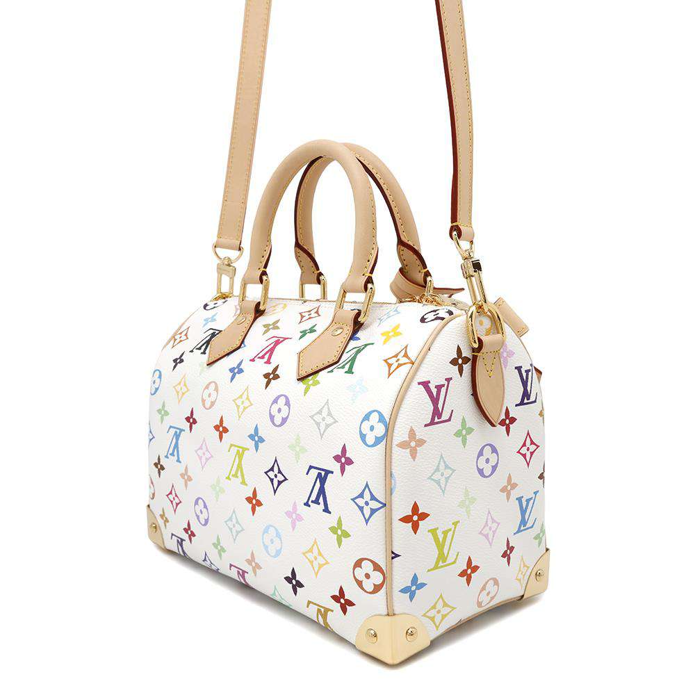 LOUIS VUITTON LV × TM Speedy Bandouliere Multicolor BlancM13085 Monogram・Canvas Size 25