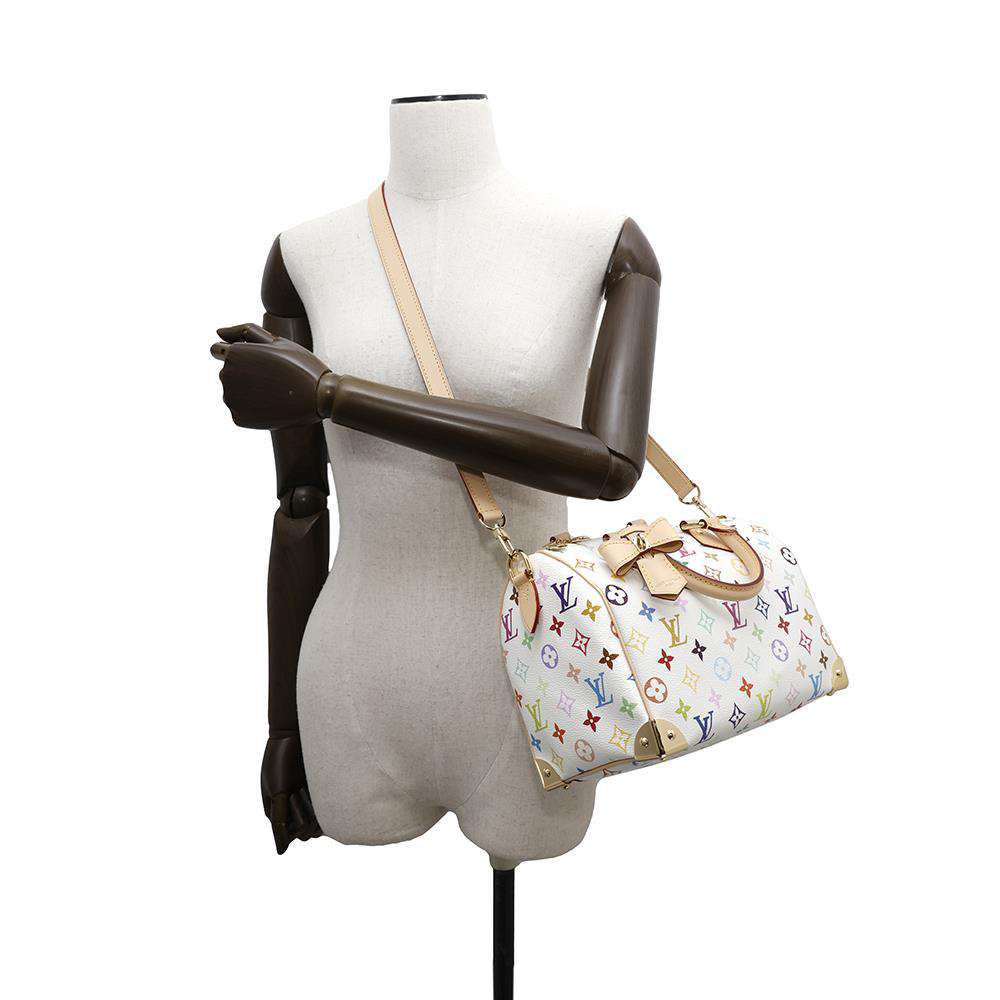 LOUIS VUITTON LV × TM Speedy Bandouliere Multicolor BlancM13085 Monogram・Canvas Size 25