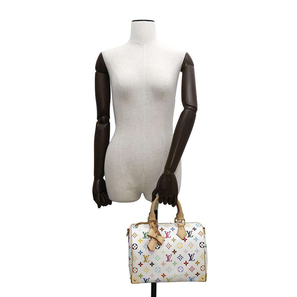 LOUIS VUITTON LV × TM Speedy Bandouliere Multicolor BlancM13085 Monogram・Canvas Size 25