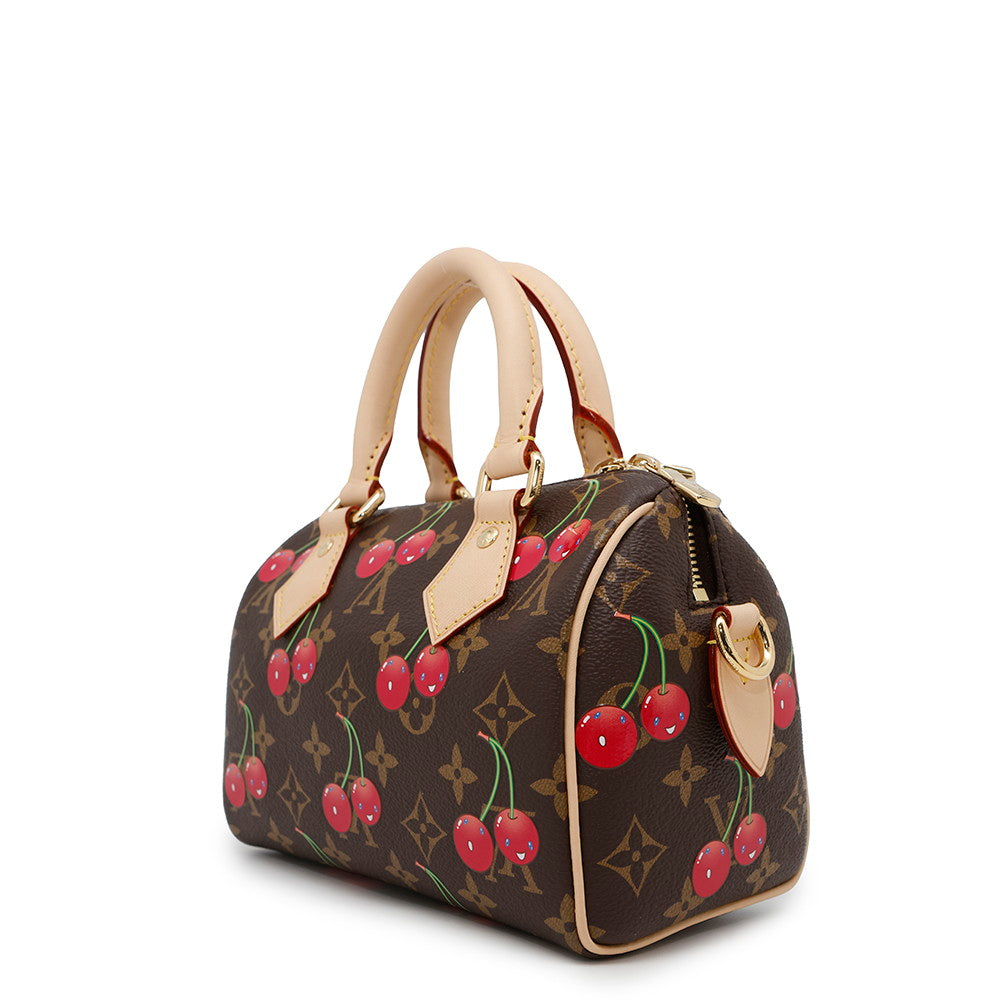 LOUIS VUITTON LV × TM Speedy Bandouliere RedM13094 Monogram Cherry Size 20
