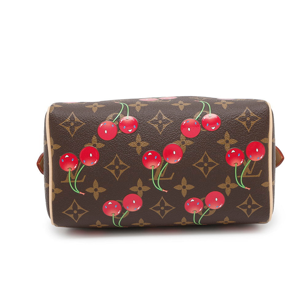 LOUIS VUITTON LV × TM Speedy Bandouliere RedM13094 Monogram Cherry Size 20