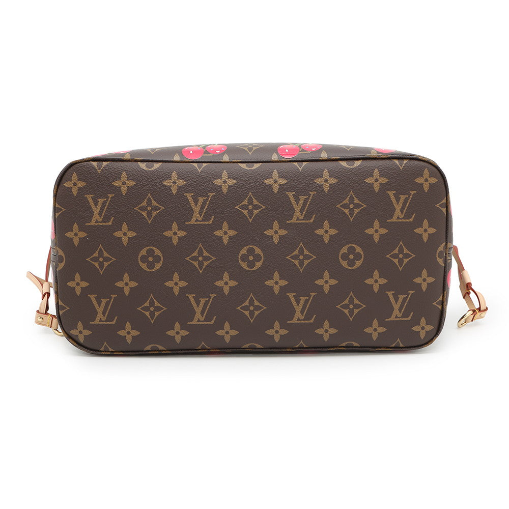LOUIS VUITTON LV × TM Neverfull BrownM13263 MonogramCherry Size MM