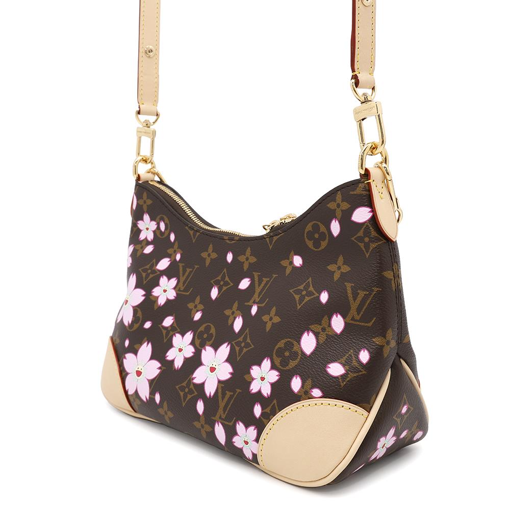 LOUIS VUITTON LV × TM Boulogne Sakura BrownM13265 Monogram Cherry Blossom Size PM