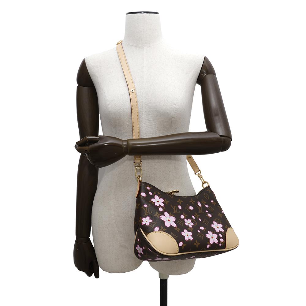 LOUIS VUITTON LV × TM Boulogne Sakura BrownM13265 Monogram Cherry Blossom Size PM