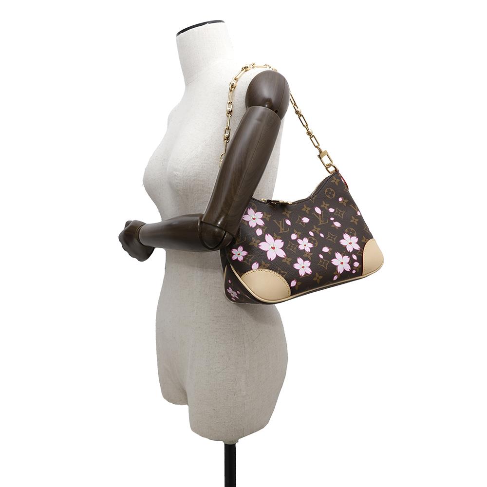 LOUIS VUITTON LV × TM Boulogne Sakura BrownM13265 Monogram Cherry Blossom Size PM