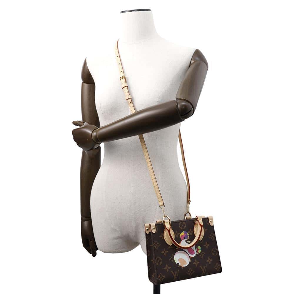 LOUIS VUITTON LV × TM Onthego PinkM13668 Monogram Panda Takashi Murakami Size BB