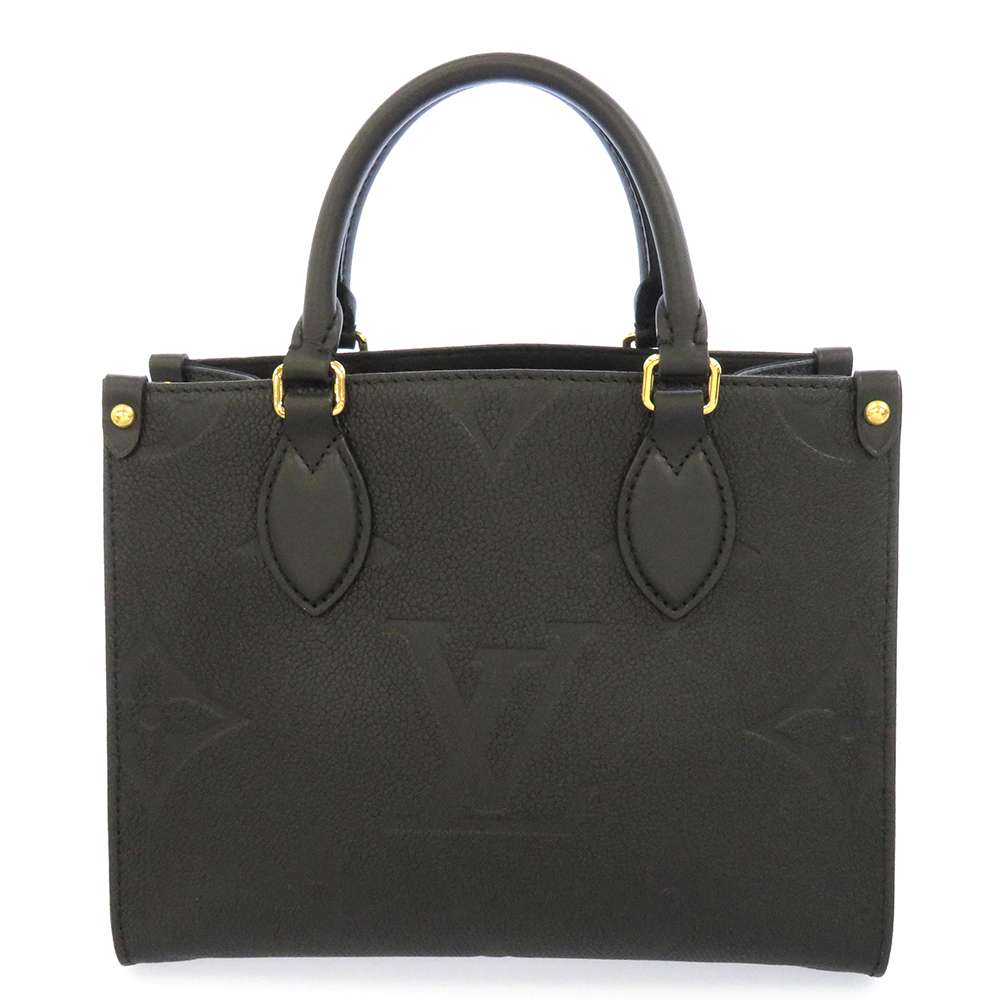 LOUIS VUITTON Onthego NoirM45653 Monogram Empreinte Leather Size PM