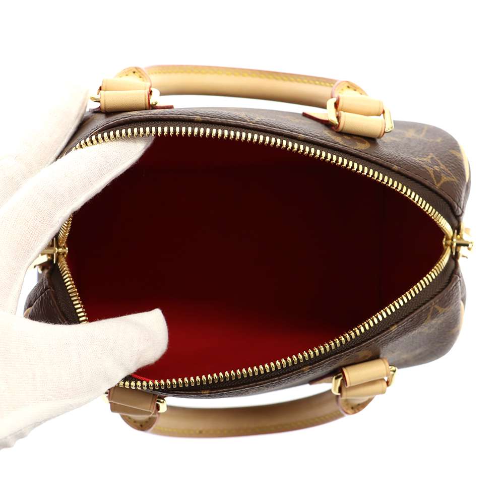 LOUIS VUITTON Speedy Bandouliere RedM46234 Monogram・Canvas Size 20