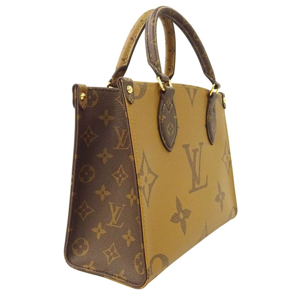 LOUIS VUITTON Onthego RedM46373 Monogram Monogram Reverse Canvas Size PM