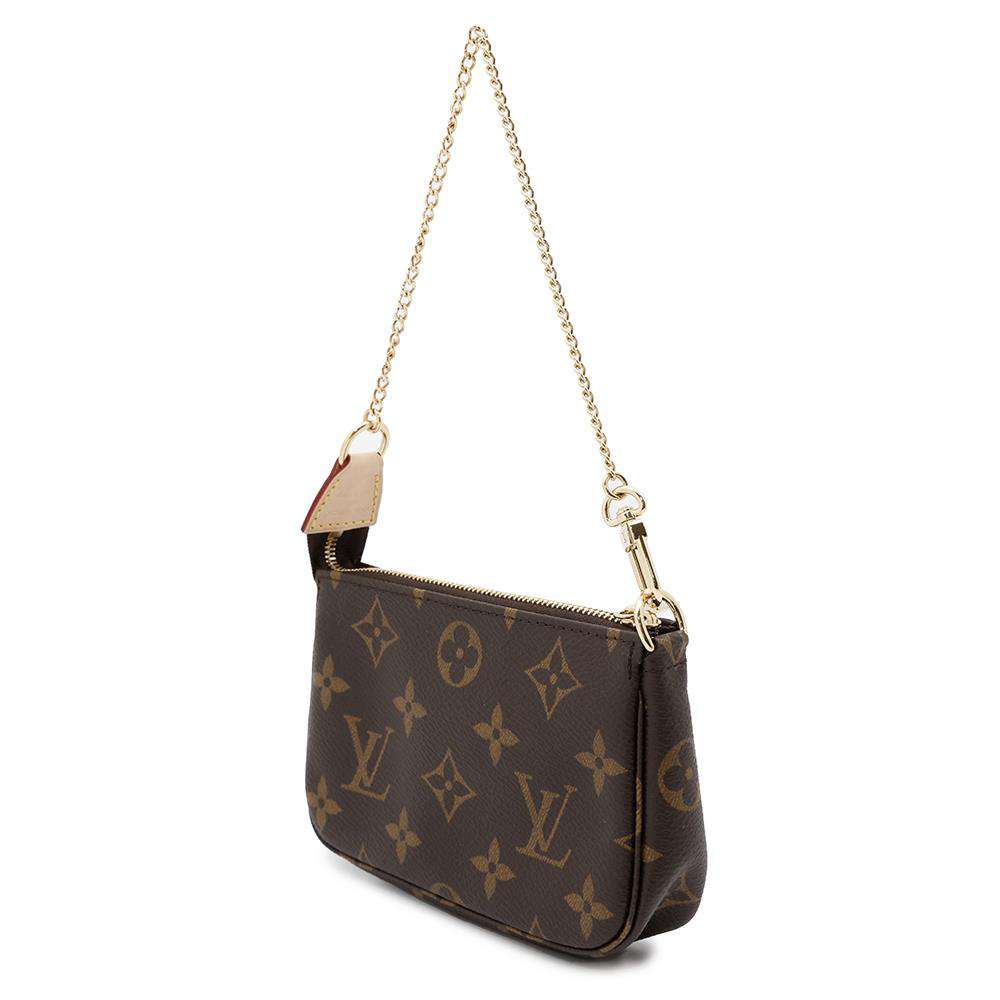 LOUIS VUITTON Mini Pochette Accessoires BrownM58009 Monogram