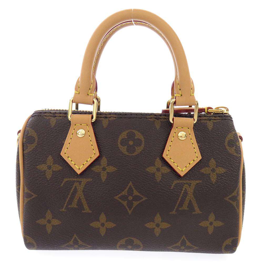LOUIS VUITTON Nano Speedy BrownM81085 Monogram Size Nano
