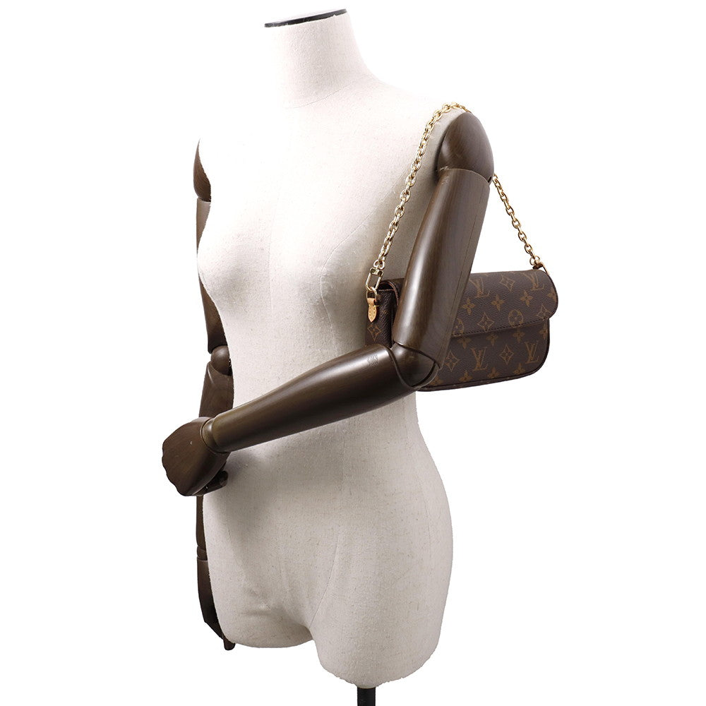 LOUIS VUITTON Wallet on Chain Ivy BrownM81911 Monogram