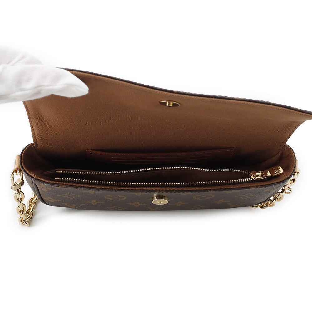 LOUIS VUITTON Wallet on Chain Ivy BrownM81911 Monogram