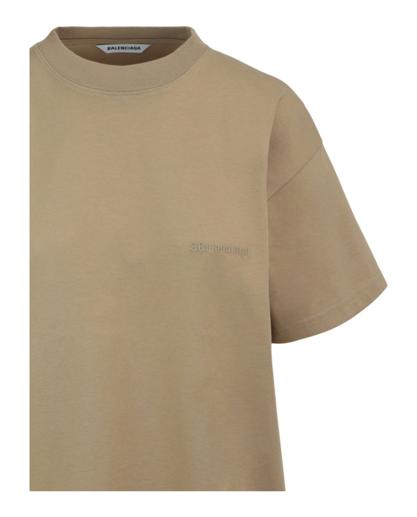 Balenciaga Medium Fit Logo T-Shirt Womens 612965T-JV87-9504
