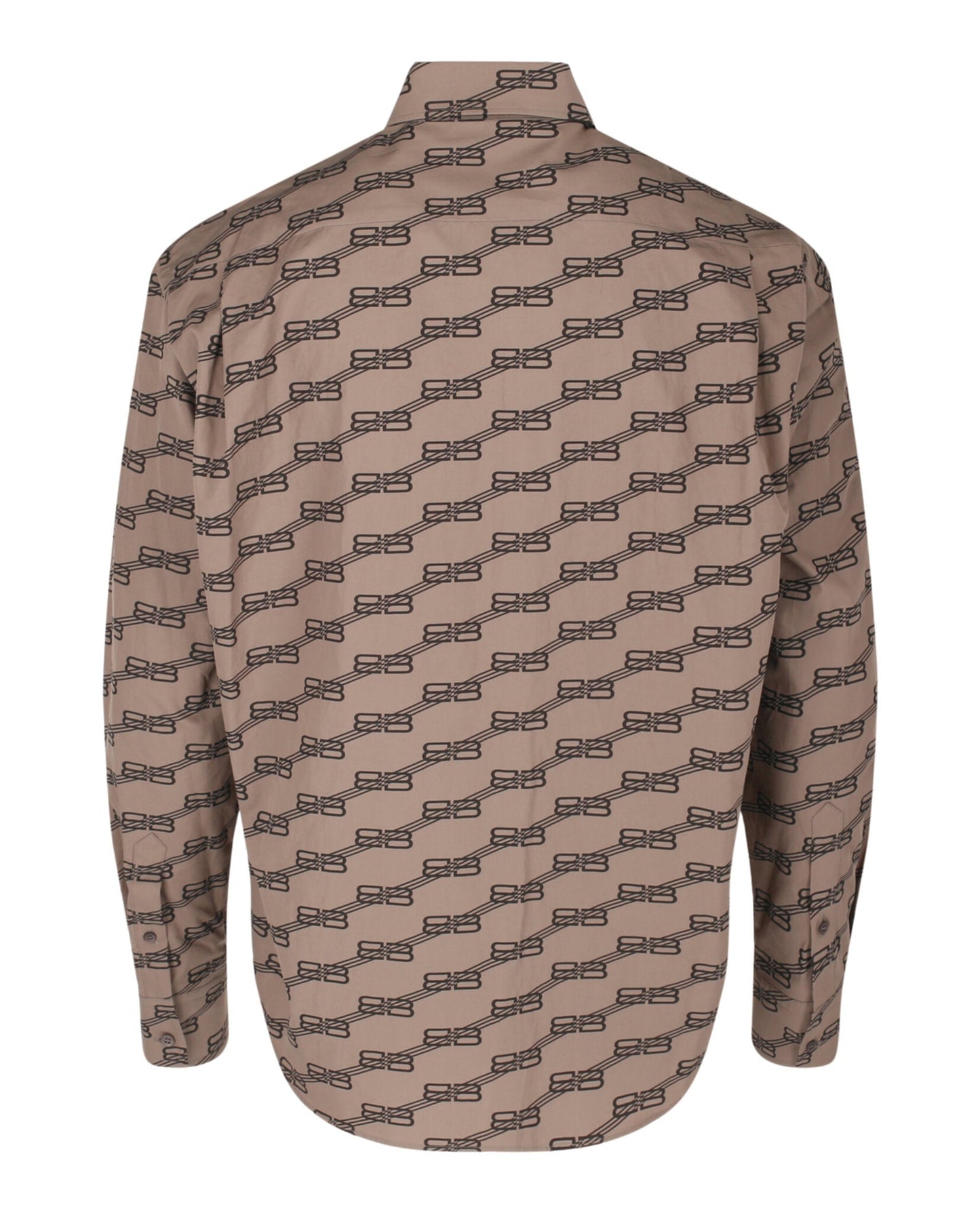 Balenciaga Monogram Long Sleeve Shirt Mens 662983T-ML36-9378