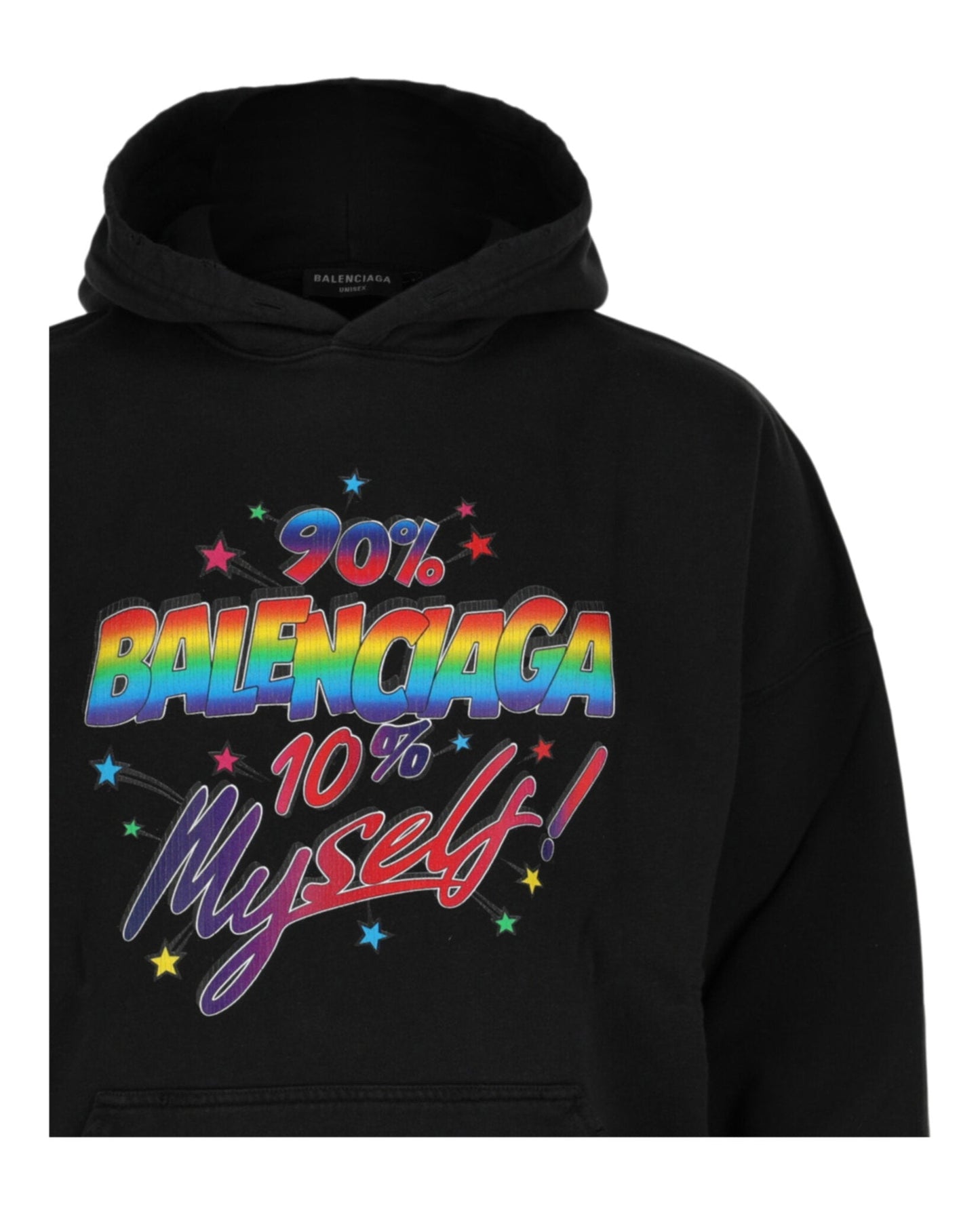 Balenciaga Distressed Graphic Hoodie Unisex-Adult 674986-TMVH4-1055