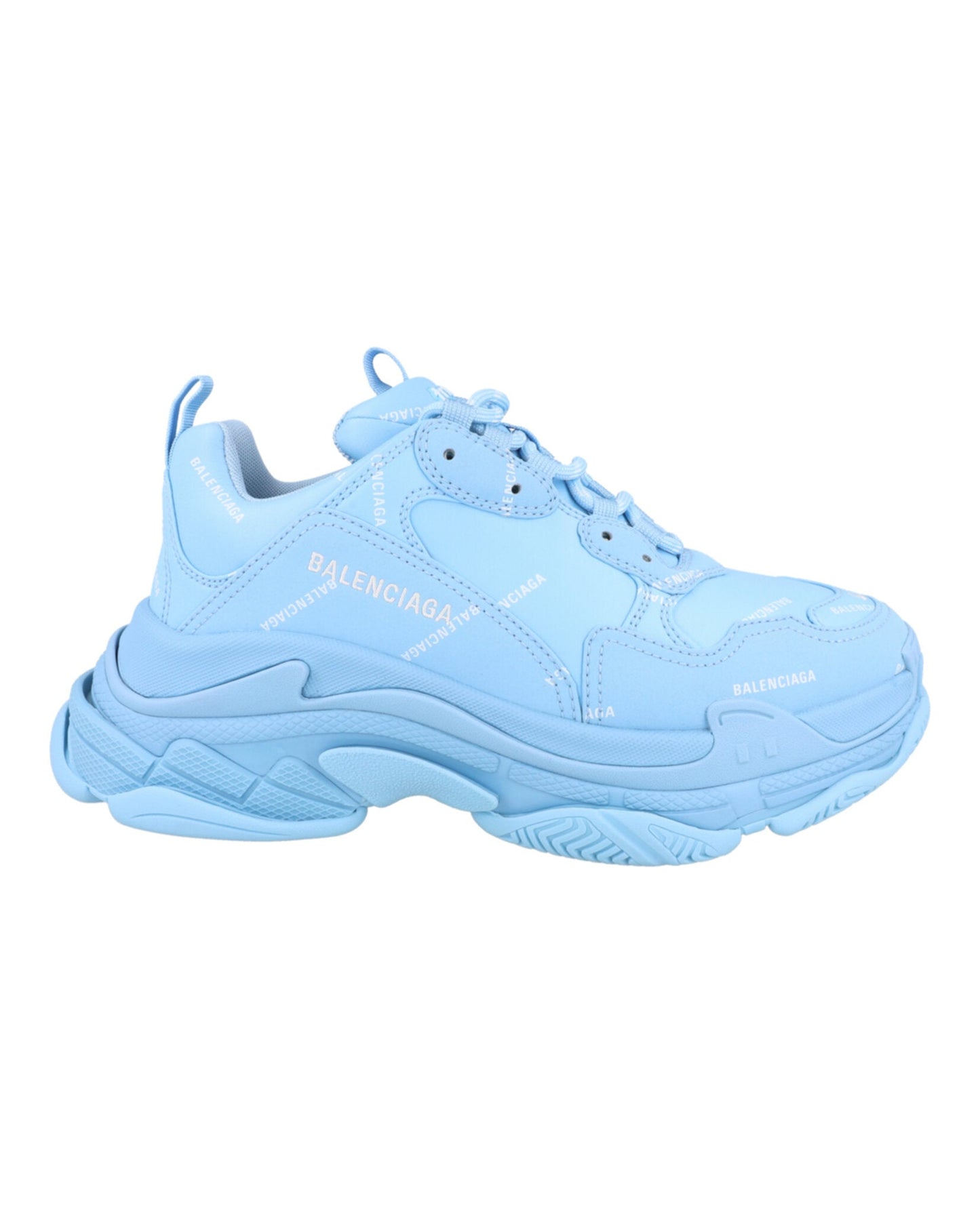 Balenciaga Triple S Allover Logo Sneaker Mens 536737-W2FA1-4090