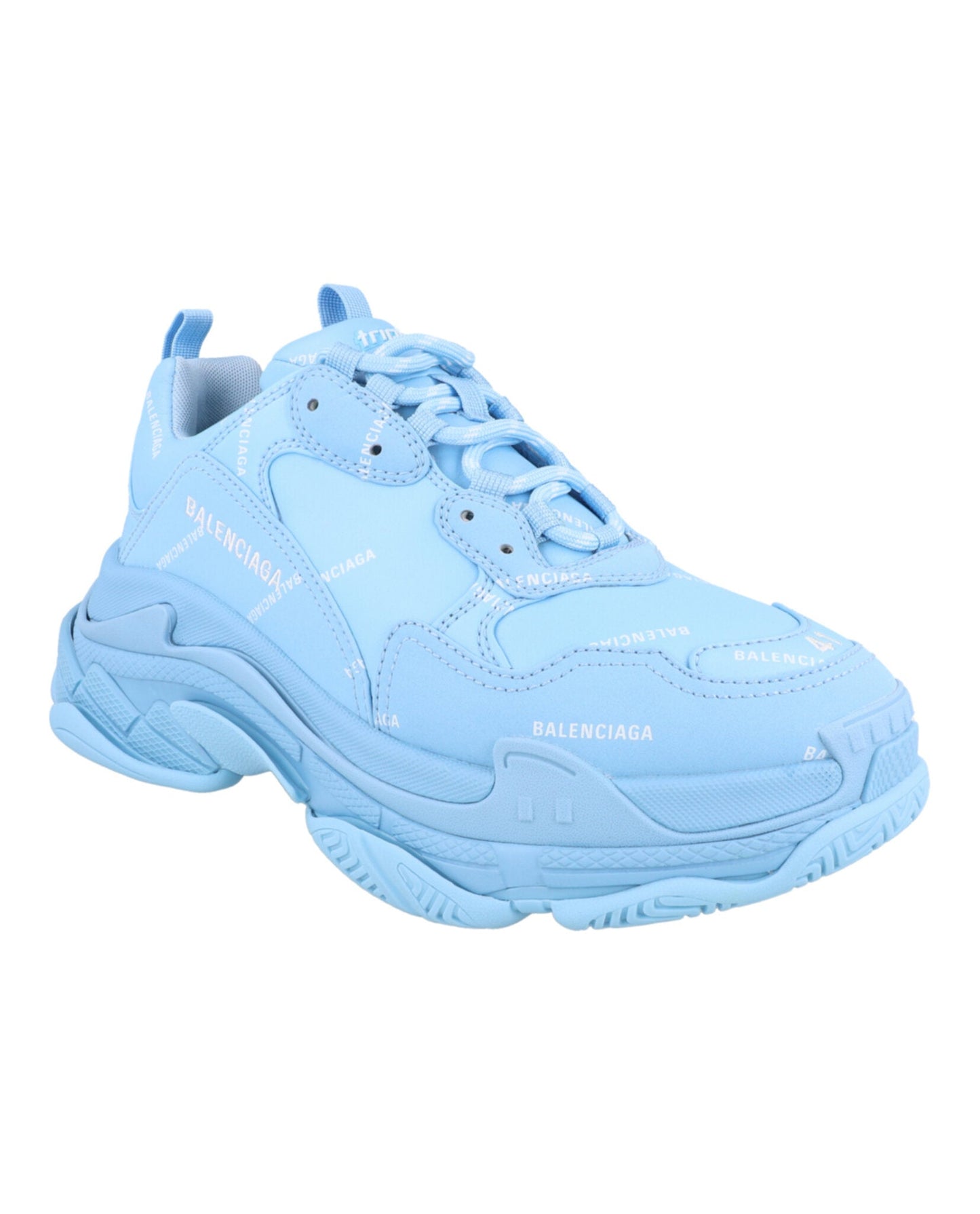 Balenciaga Triple S Allover Logo Sneaker Mens 536737-W2FA1-4090