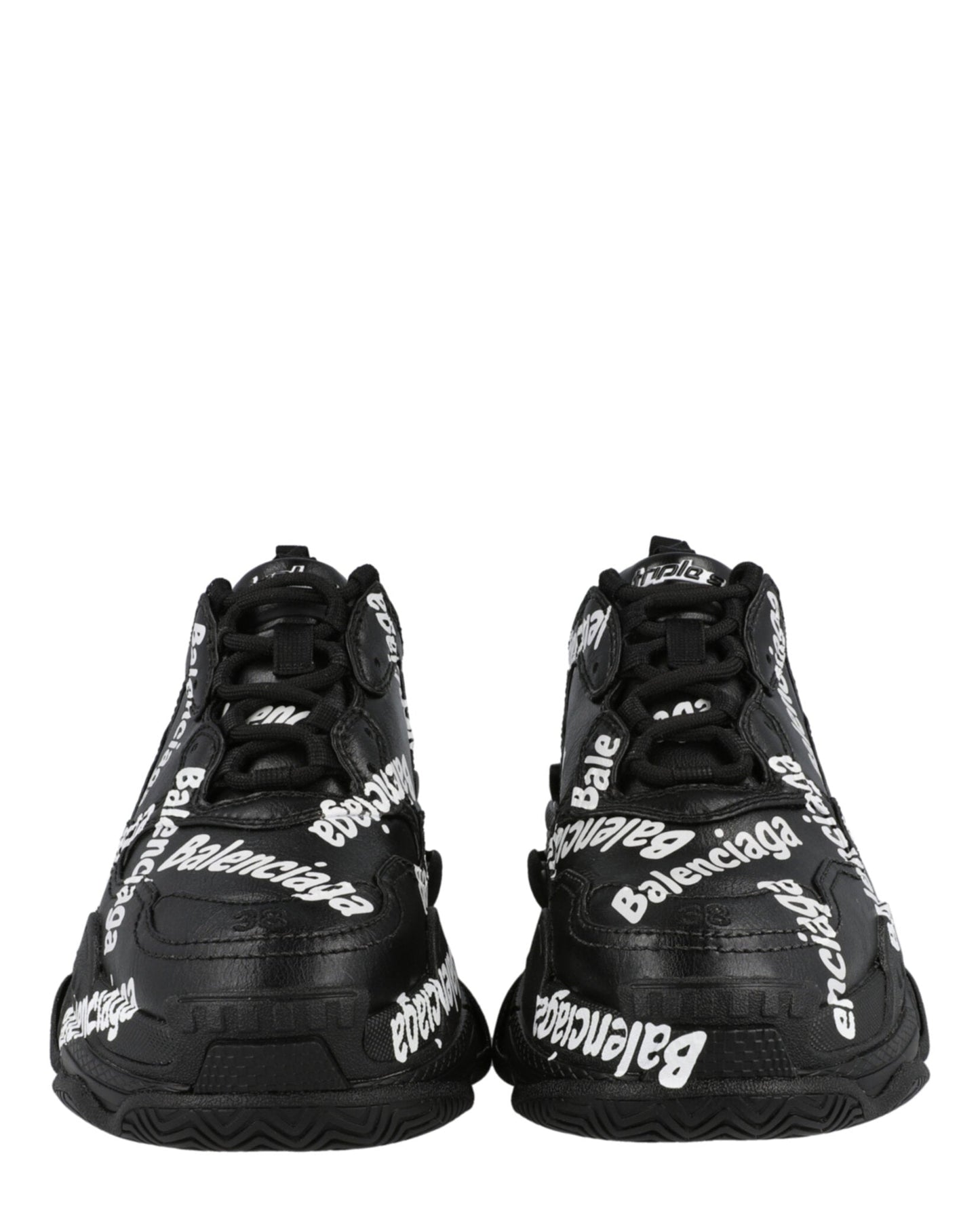 Balenciaga Triple S Logotype Sneakers Womens 524039W-2FAB-1090