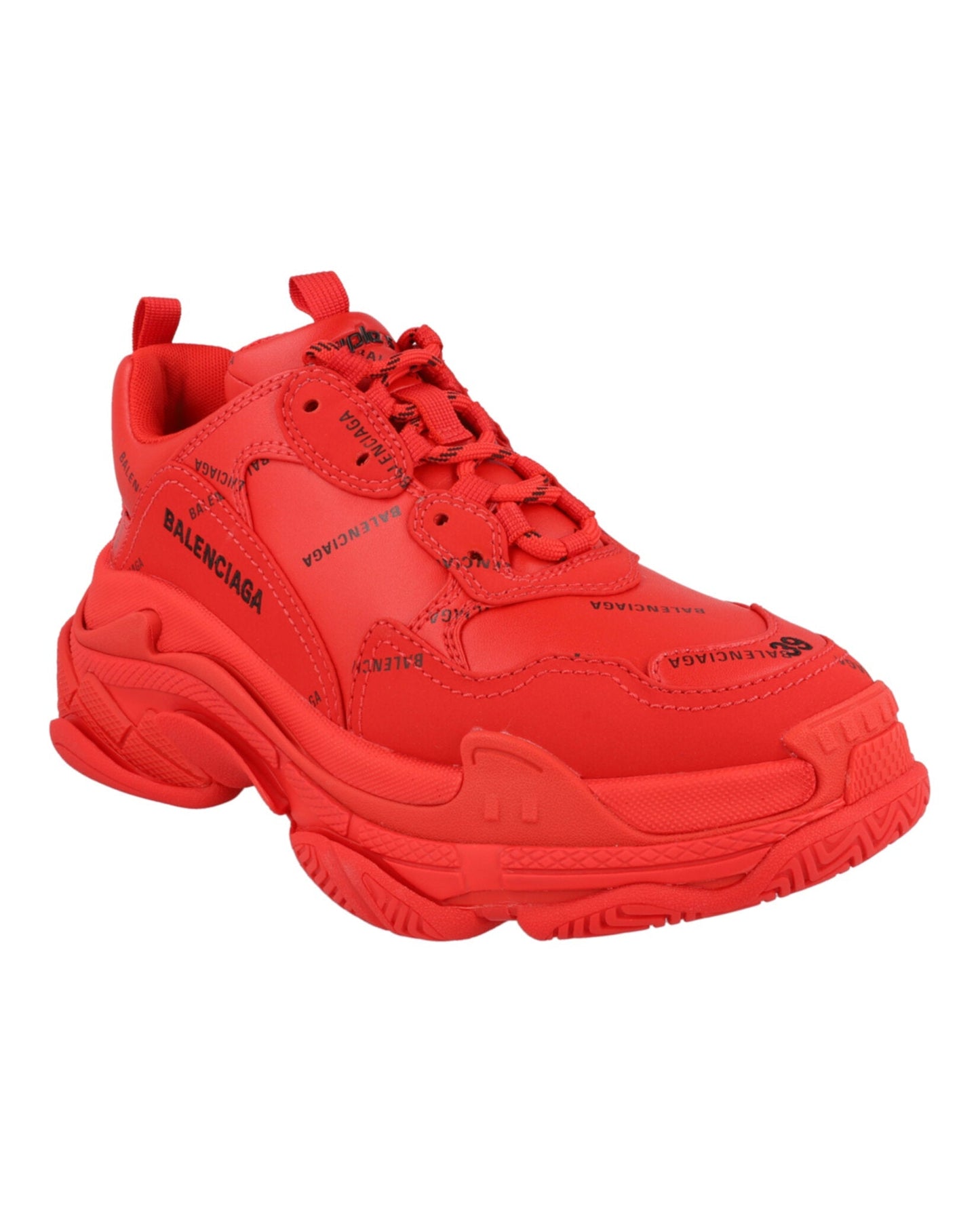 Balenciaga Triple S Allover Logo Sneaker Mens 536737-W2FA1-6010