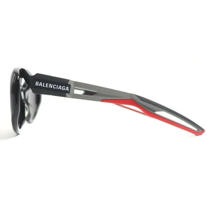 Balenciaga 55mm Oval Black Sunglasses