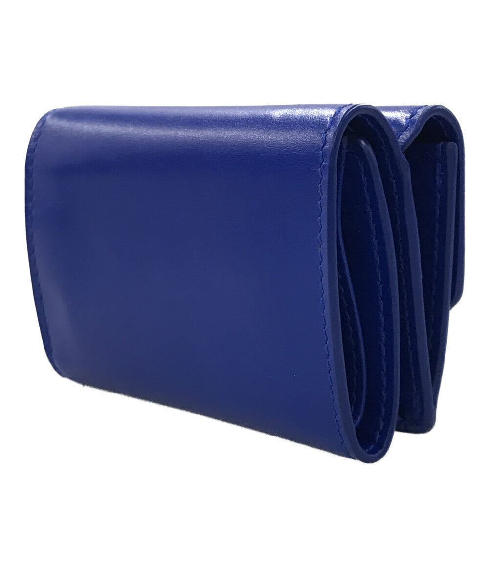 Balenciaga Wallet 1 Blue Leather Clutch and Wristlet