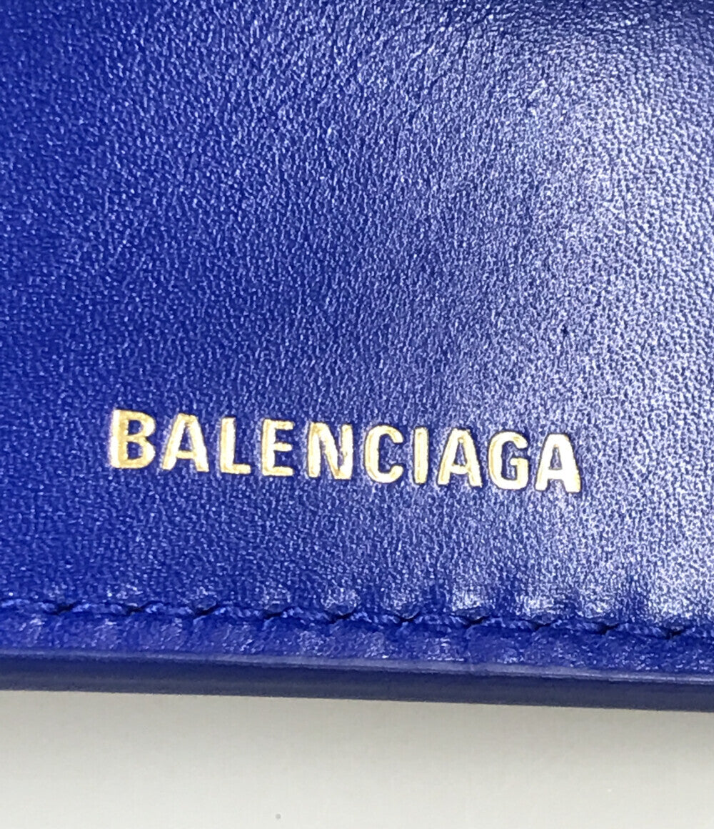 Balenciaga Wallet 1 Blue Leather Clutch and Wristlet