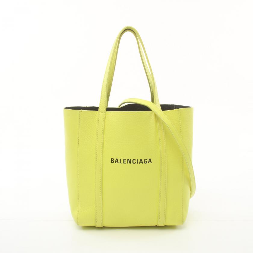 Balenciaga Everyday XXS Light Yellow Leather 2Way Tote Bag