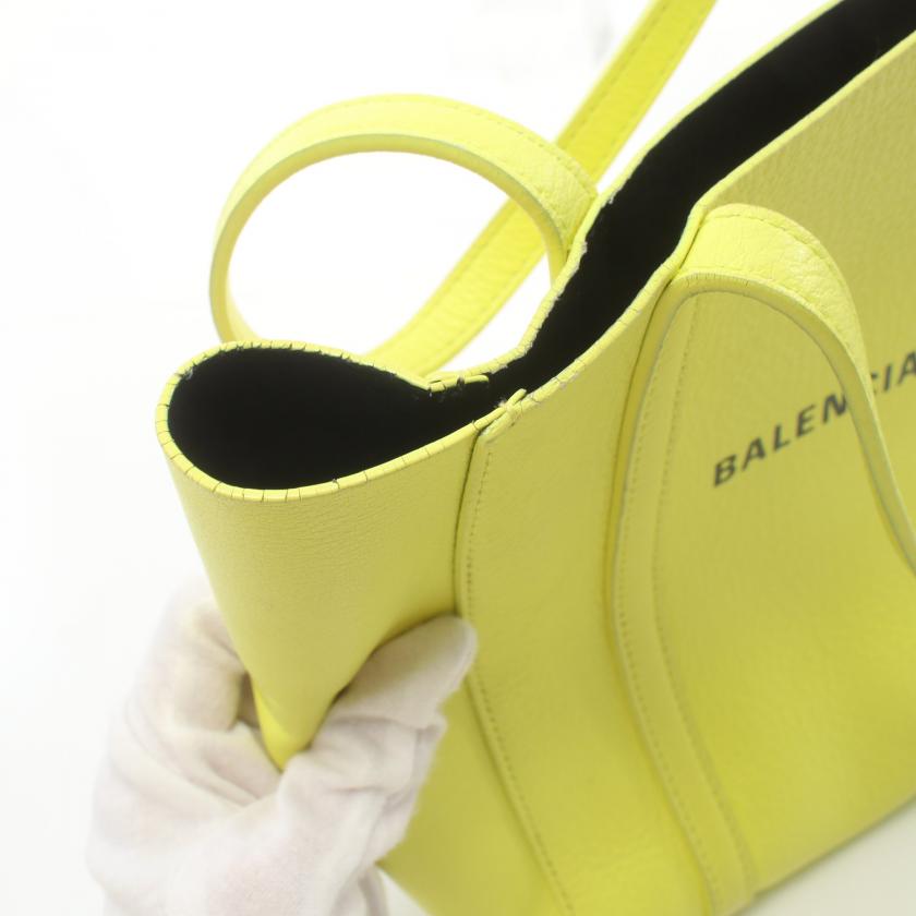 Balenciaga Everyday XXS Light Yellow Leather 2Way Tote Bag