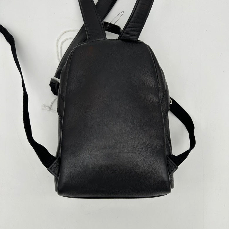 Balenciaga Black Leather Mini Backpack