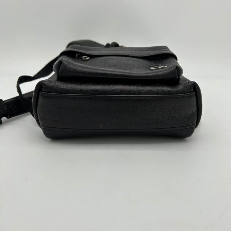 Balenciaga Black Leather Mini Backpack