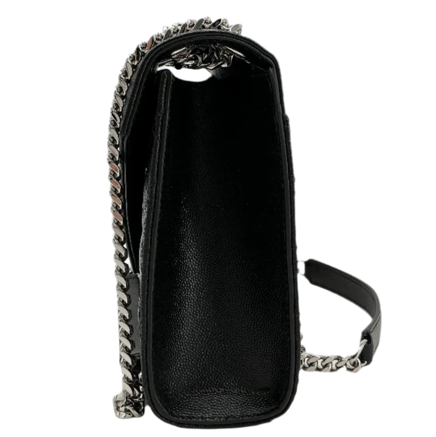 Saint Laurent Grain De Poudre Satchel – Black