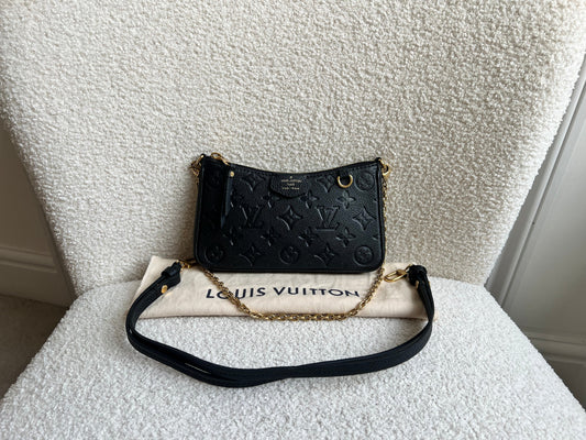 Louis Vuitton Easy Pouch Black Empreinte (RRP £1320)