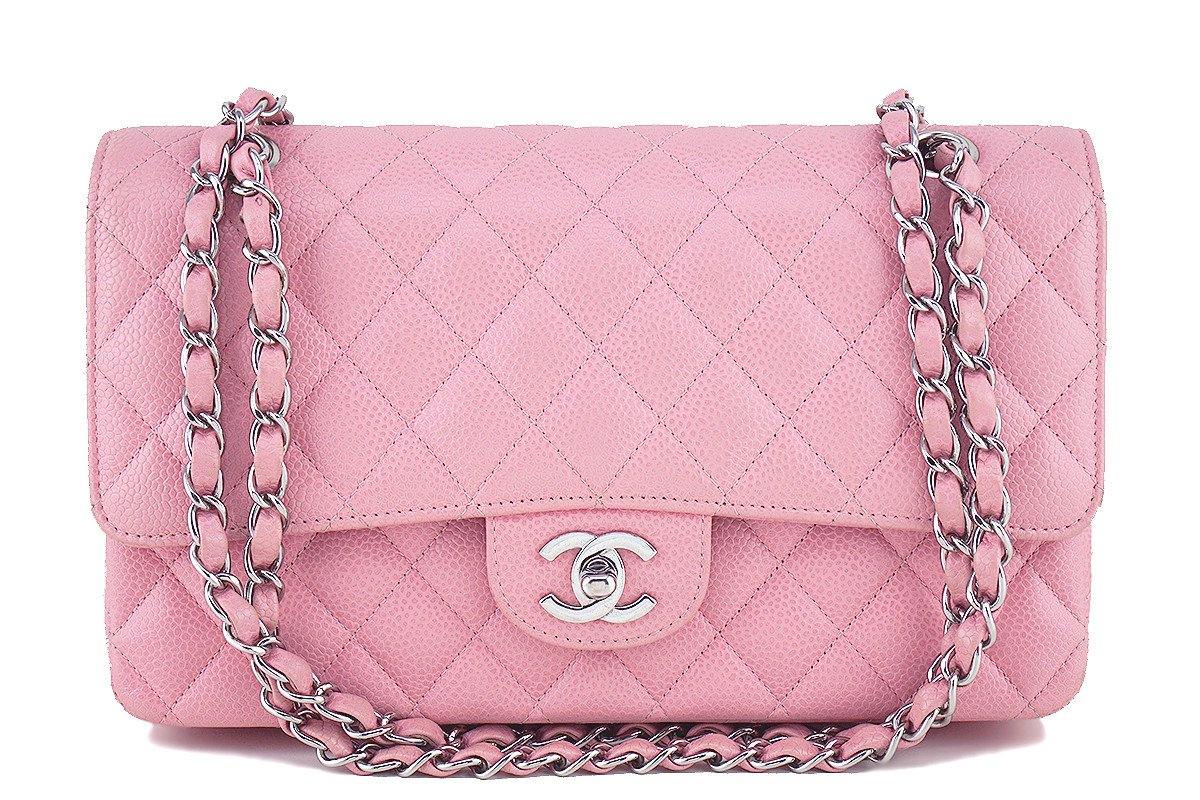 Chanel Pink Caviar Medium Classic 2.55 Double Flap Bag