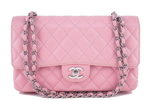Chanel Pink Caviar Medium Classic 2.55 Double Flap Bag