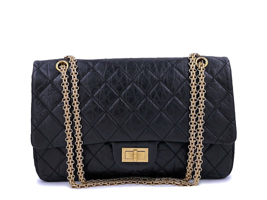 Chanel Black Reissue Large 227 2.55 Flap Bag GHW