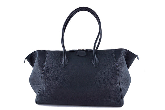 Hermes Black 37/40cm Paris Bombay Shoulder Tote Bag, "O" stamp Togo
