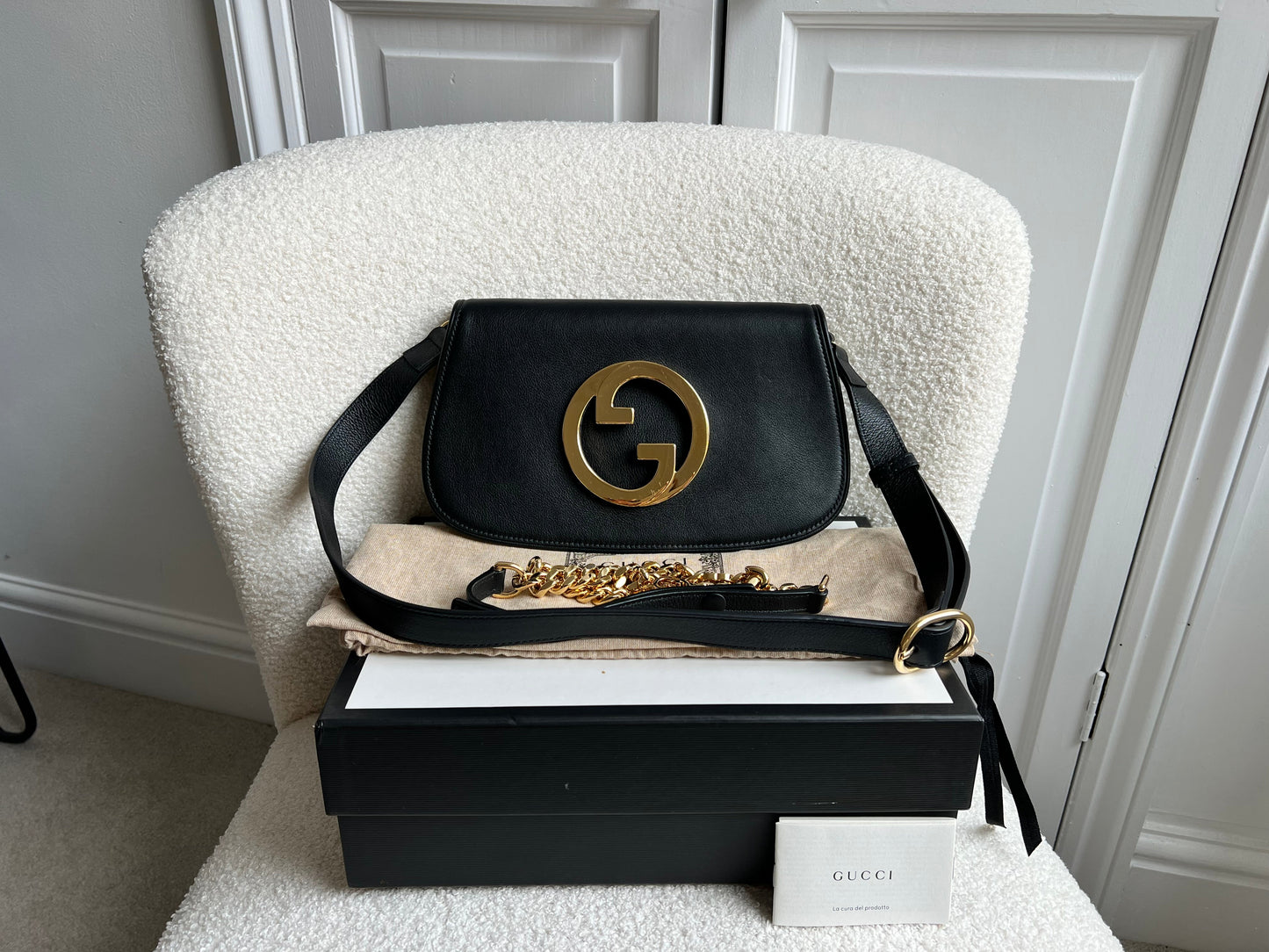 Gucci Black Blondie Shoulder Bag (RRP £2340)