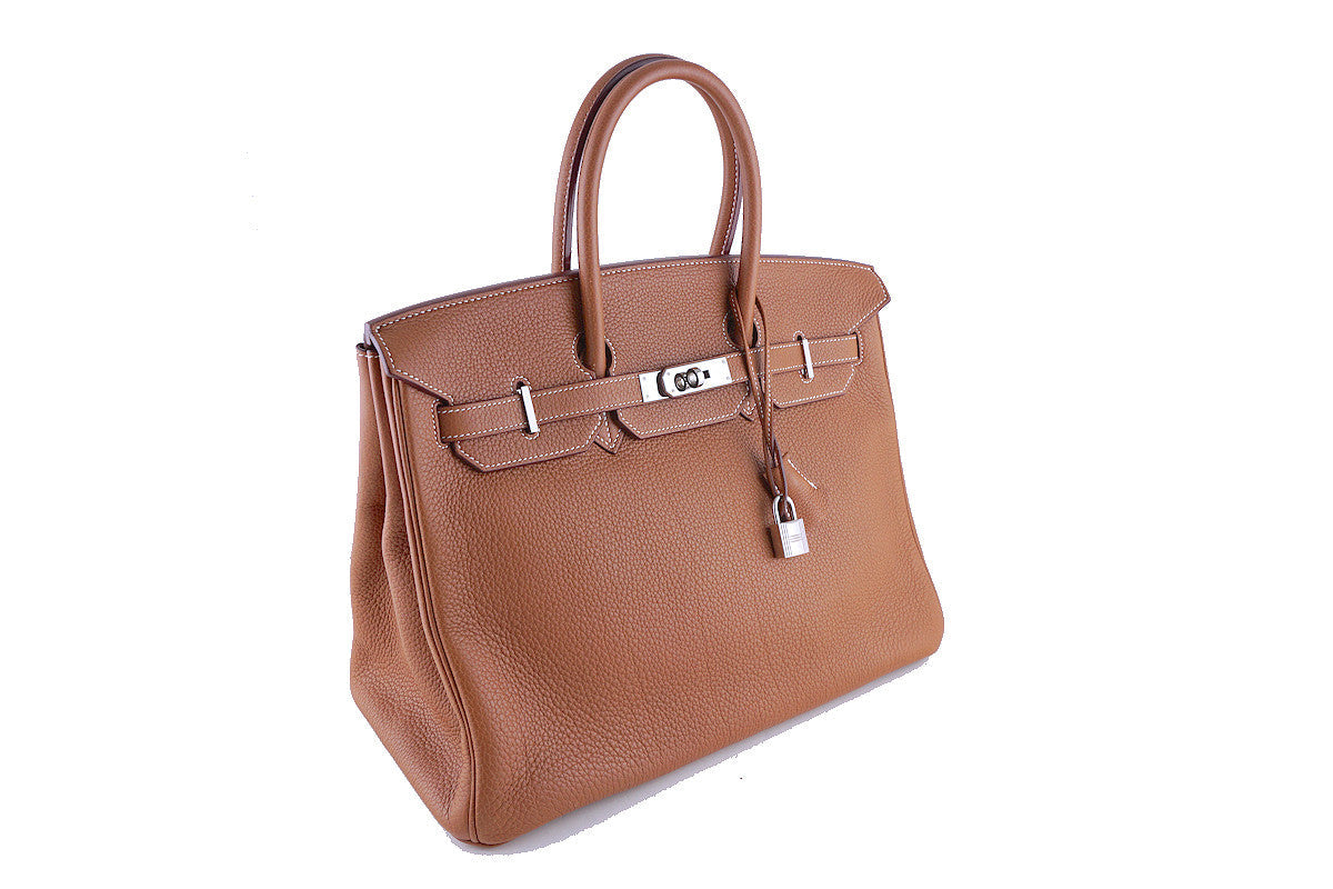 Hermes Gold Togo 35cm Birkin Bag