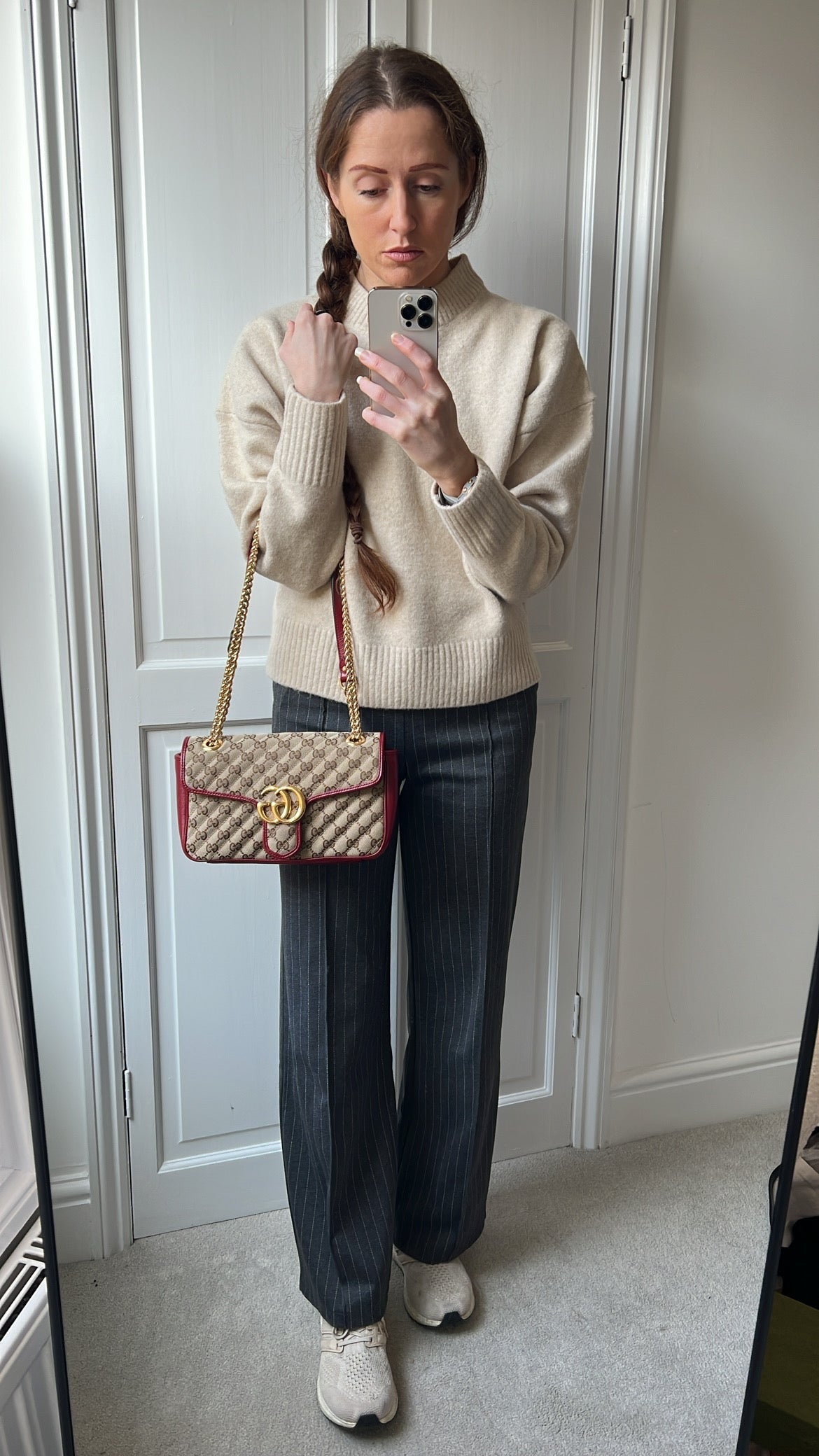 Gucci GG Beige Marmont Small Shoulder Bag (RRP £1,570)