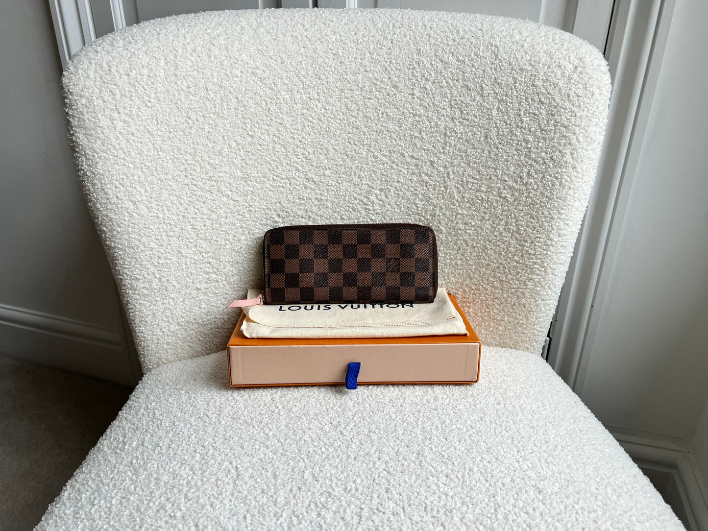 Louis Vuitton Clemence Wallet in Damier Ebene (RRP £435)