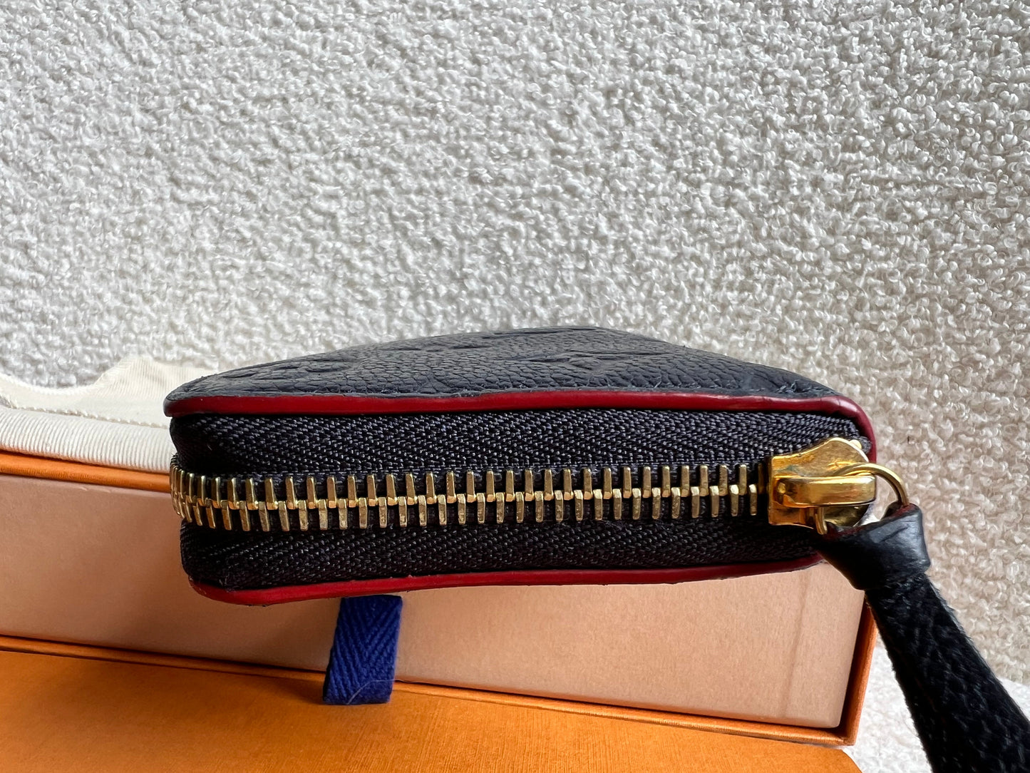 Louis Vuitton Clemence Wallet in Navy Empreinte (RRP £545)