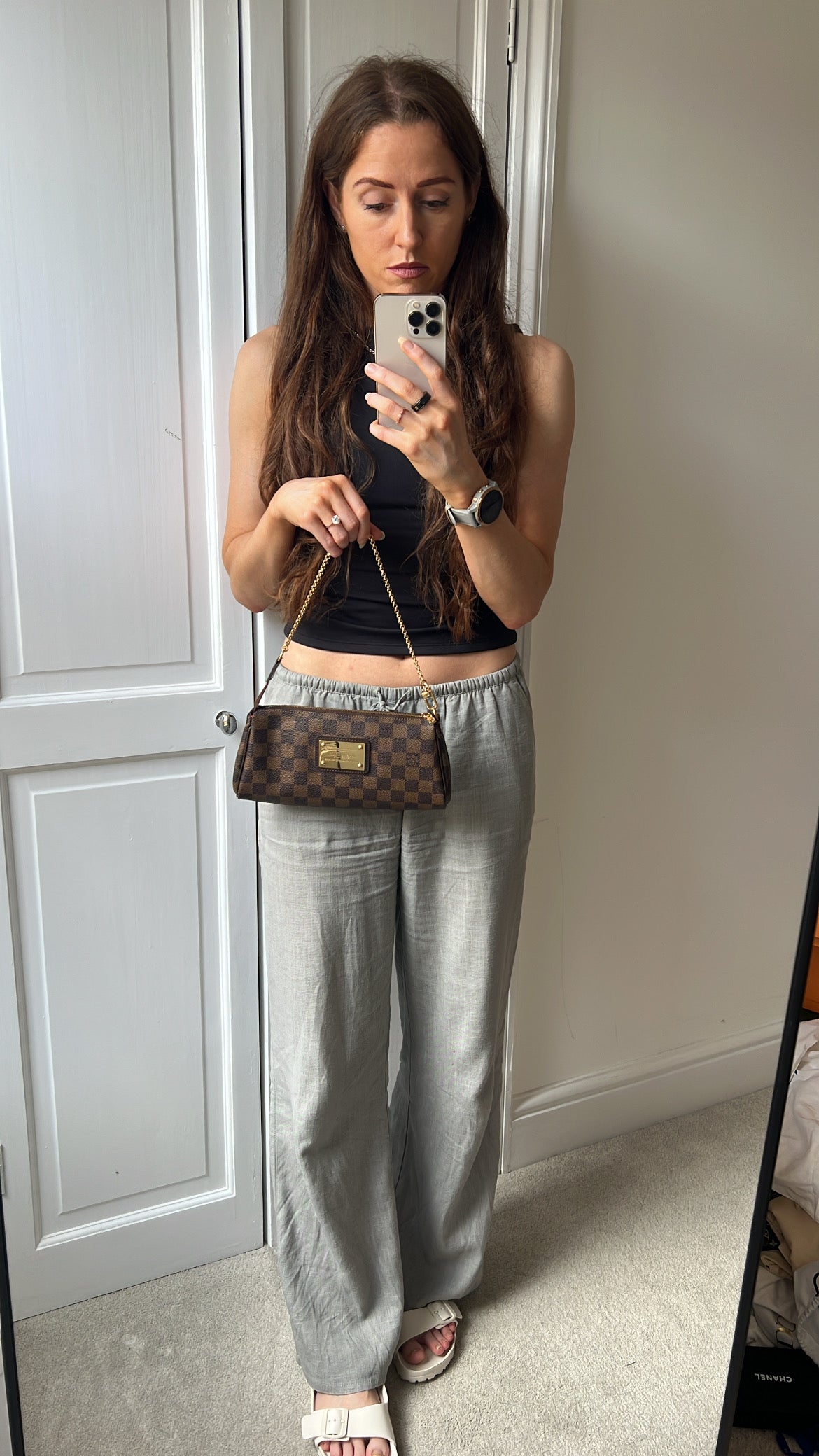 Louis Vuitton Eva Clutch Damier Ebene