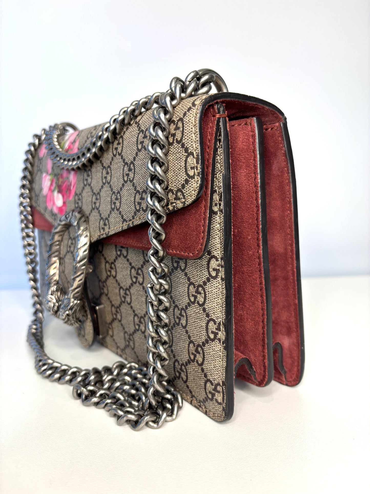 Gucci Dionysus GG Blooms Supreme Shoulder Bag Preloved