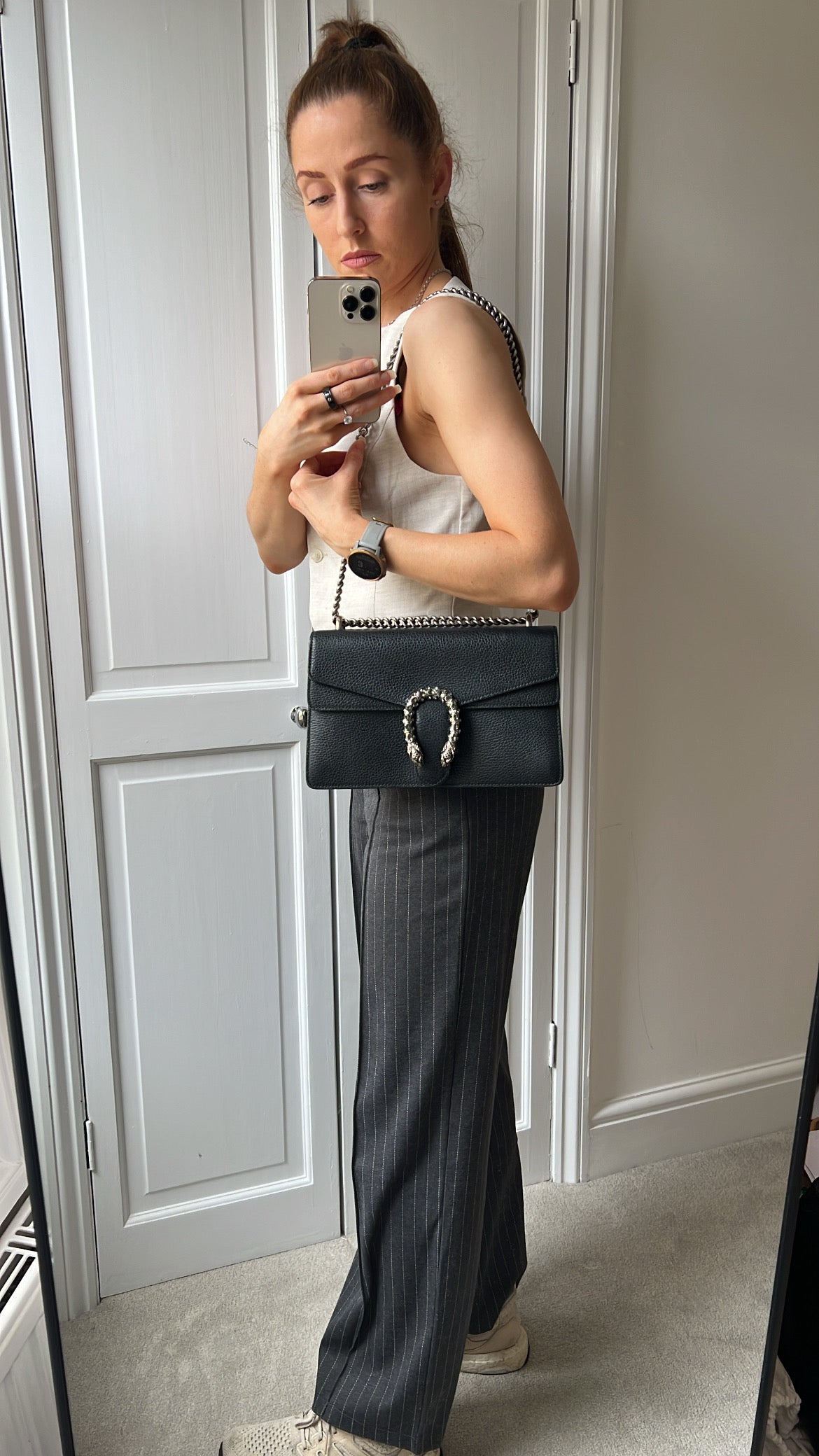 Gucci Dionysus GG Black Small Shoulder Bag (RRP £2,670)